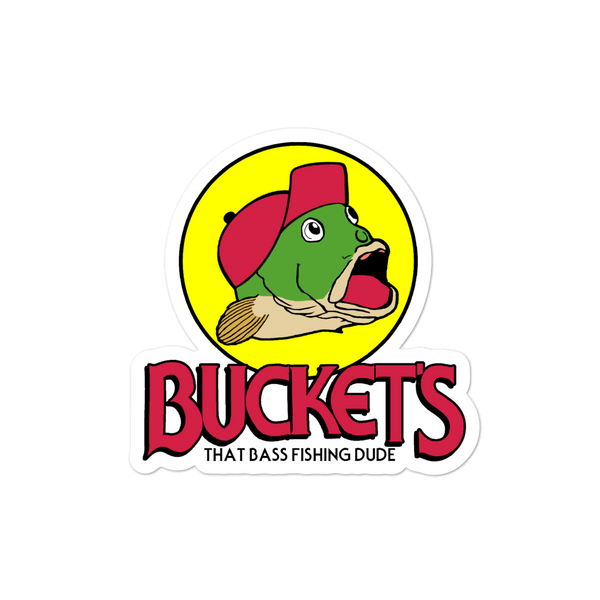 BUCKETS Sticker 5x5"